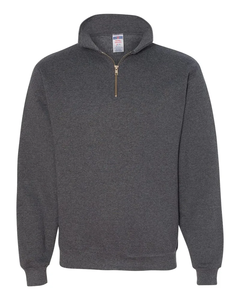 Jerzees® Super Sweats NuBlend® Quarter-Zip Cadet Collar Sweatshirt view 3