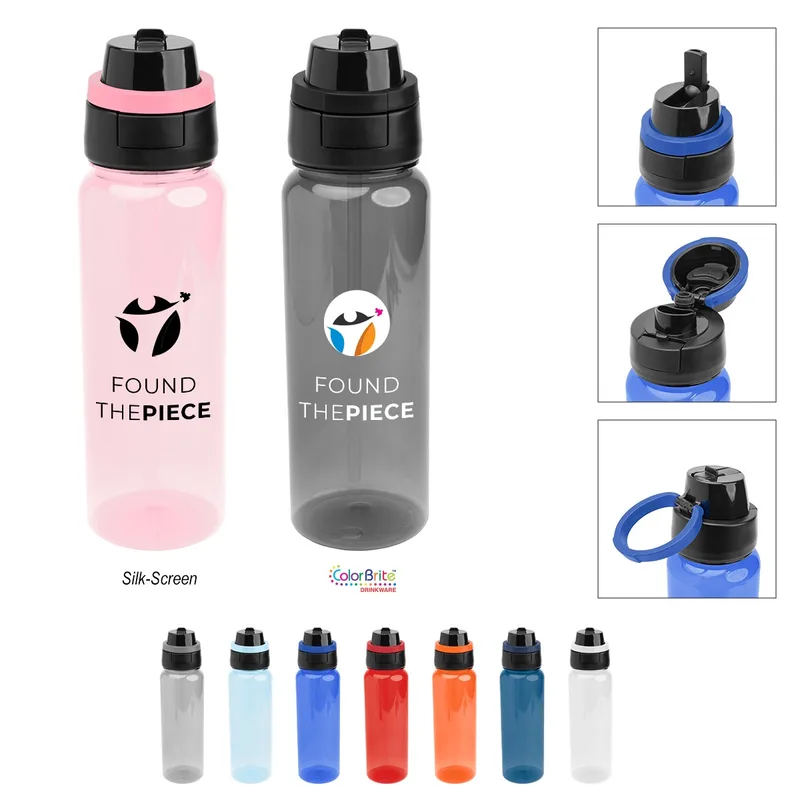 32 Oz. Pop Sip & Chug Rpet Bottle view 2