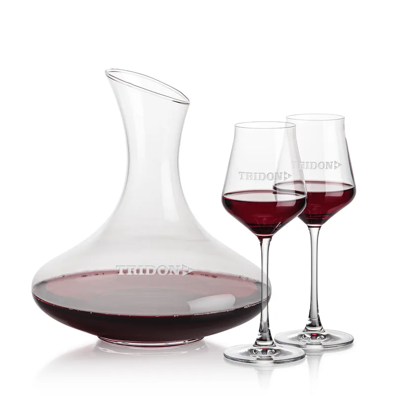 Carafe Stemmed Set, Bretton Set, Carafe & 2 Wine