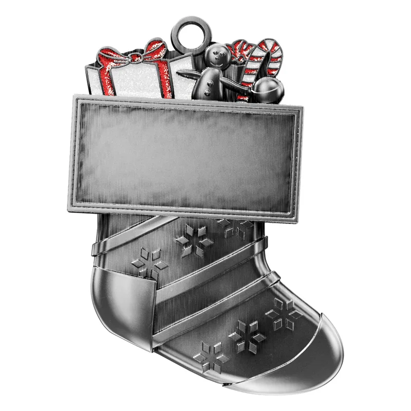 Vibraprint® Stocking Holiday Ornament (2-1/2") view 2