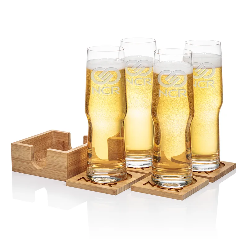 Bamboo Coaster Set