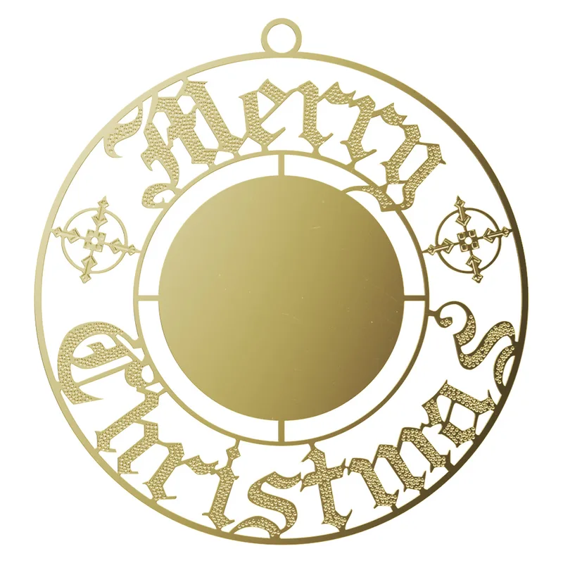 Vibraprint® Merry Christmas Holiday Ornament (3") view 2