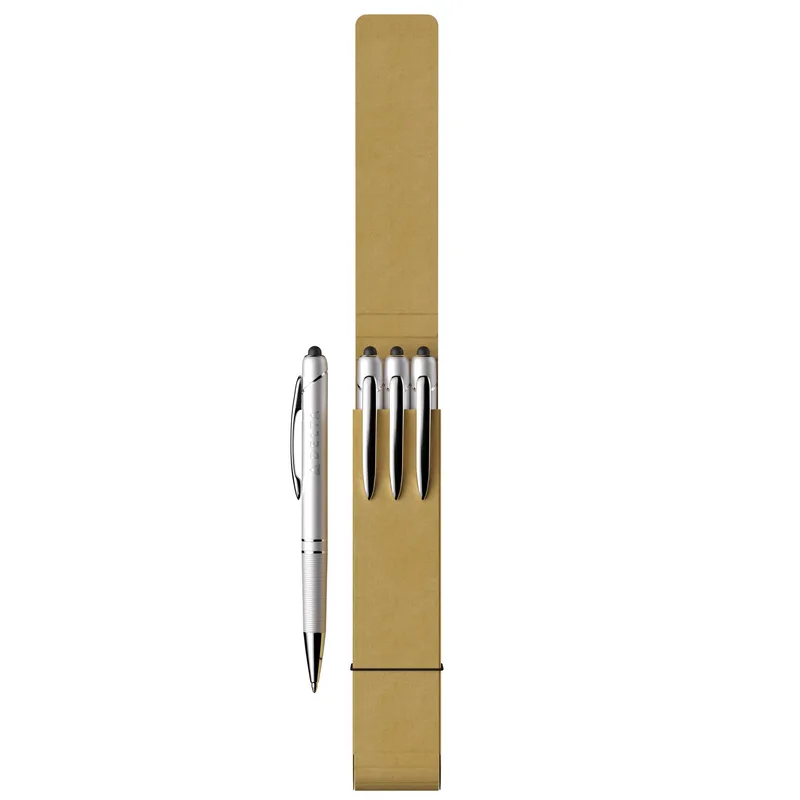 3-Piece Glacio Pen Set with Recycled Case view 2