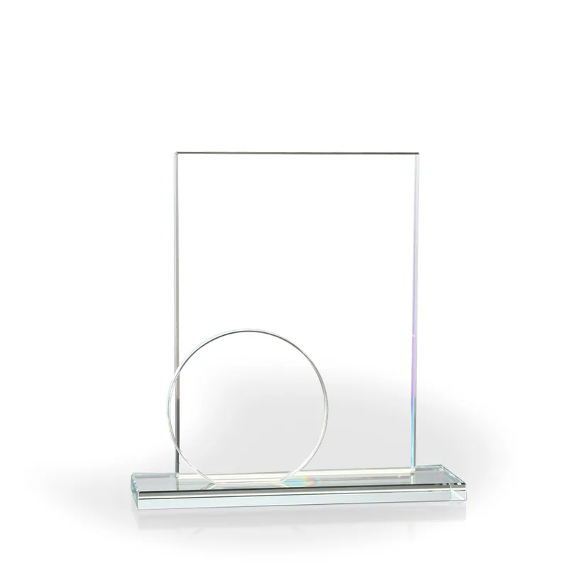 Verve Clear Circle Glass Award view 2