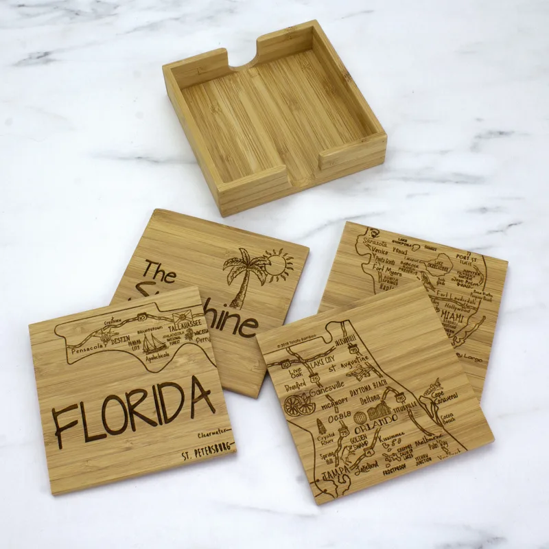 Florida Puzzle Coaster Set view 2