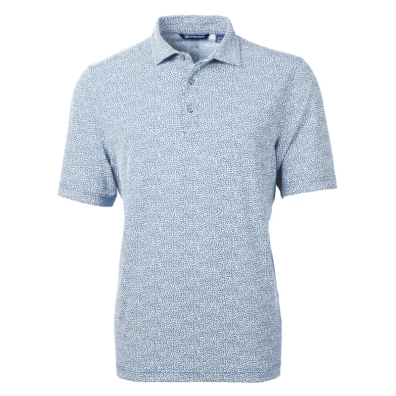 Cutter & Buck Virtue Eco Pique Botanical Print Recycled Mens Polo view 3