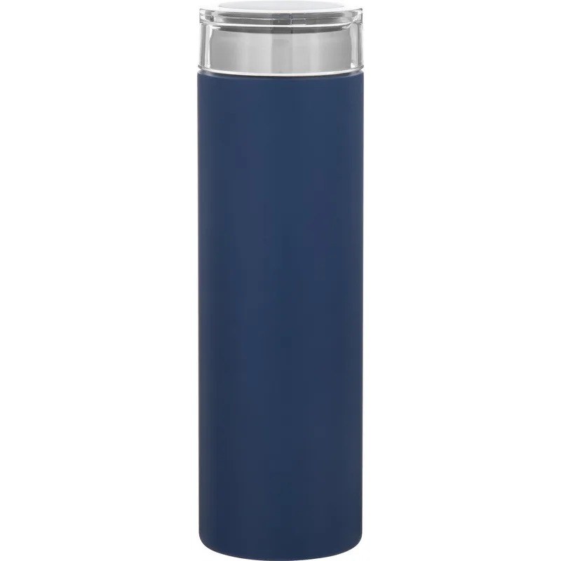 16.9 oz h2go Rocket Water Bottle (Matte Navy) view 2