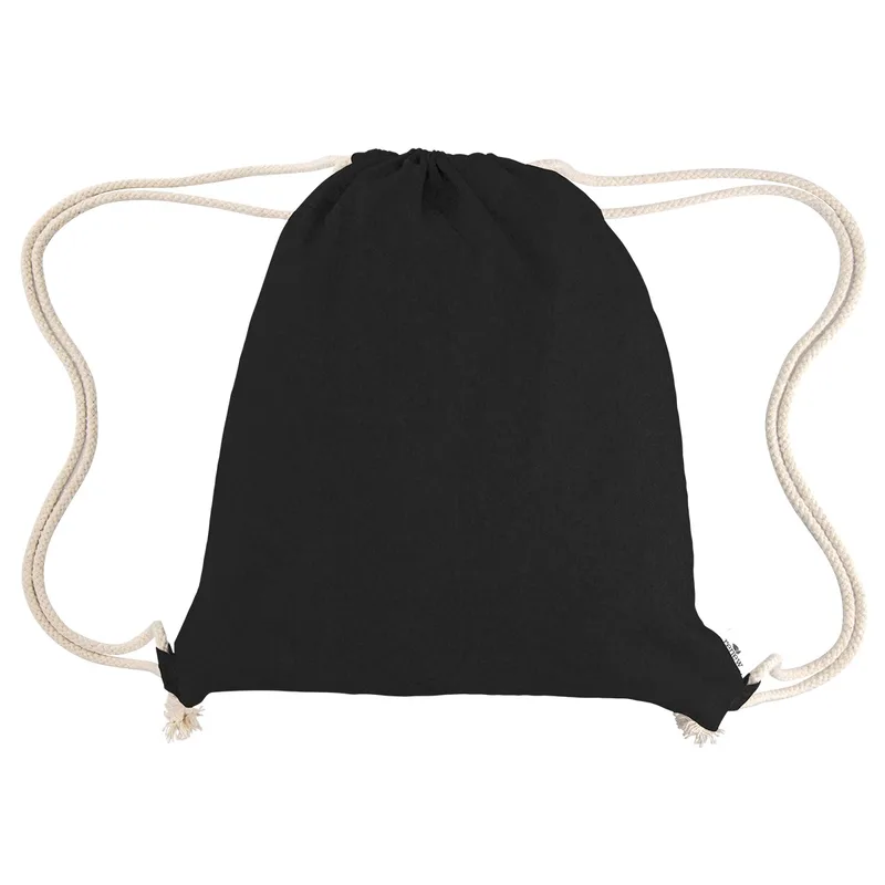 Nicole Recycled Cotton Drawstring Bag view 3