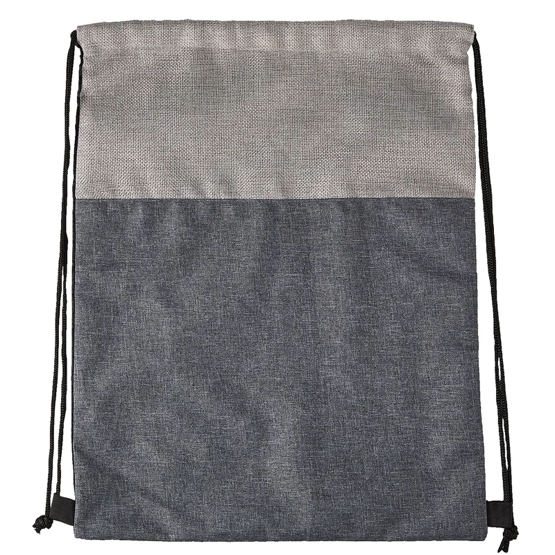 Heathered N' Jute Drawstring Backpack view 6