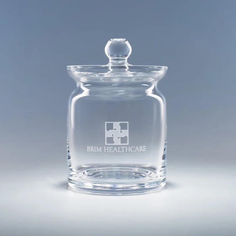 28 Oz. Crystal Biscuit Barrel Jar