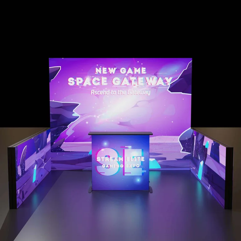 8'H Astra Modular Booth Kit 1 view 5