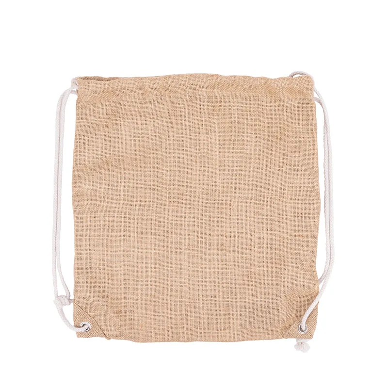 Jute Drawstring Bag view 2
