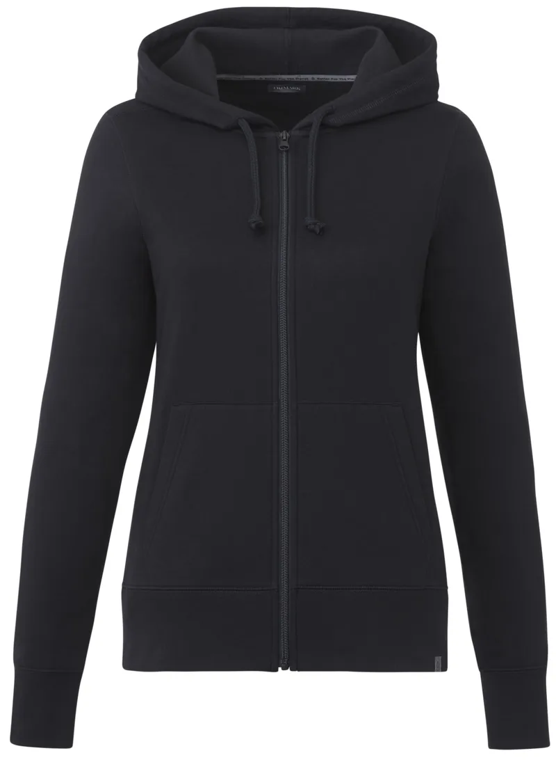 Women's ARGUS Eco Fleece Full Zip Hoody view 2