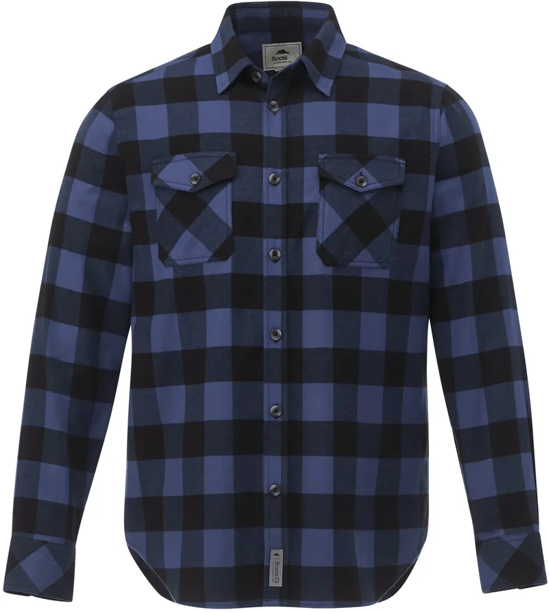 Men's SPRUCELAKE Roots73 Long Sleeve Button Up Flannel Shirt view 2