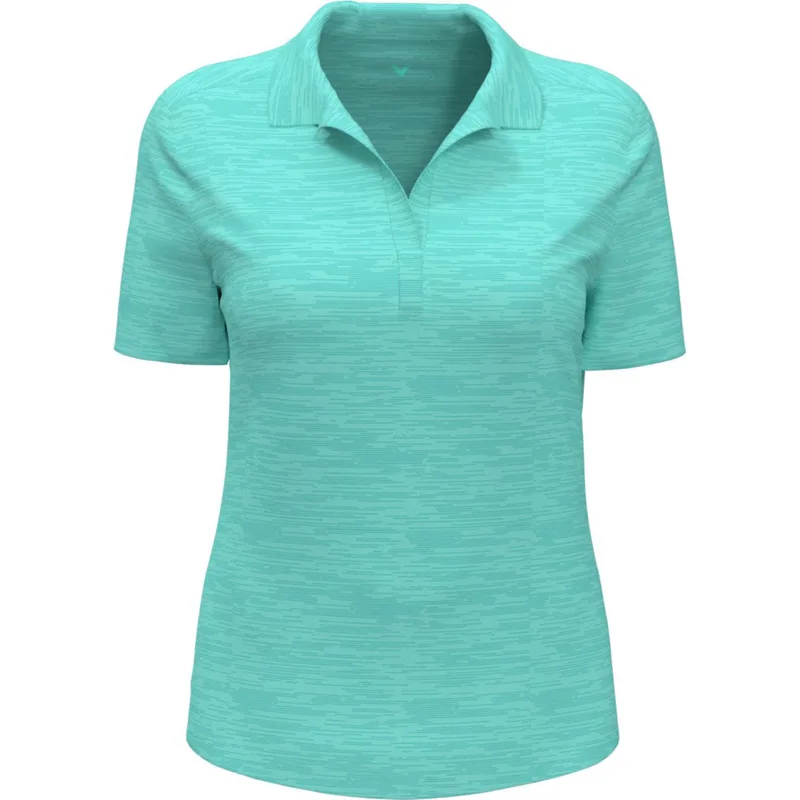 Callaway® Moisture Wicking Broken Stripe Women's Polo Shirt with Custom Logo view 6