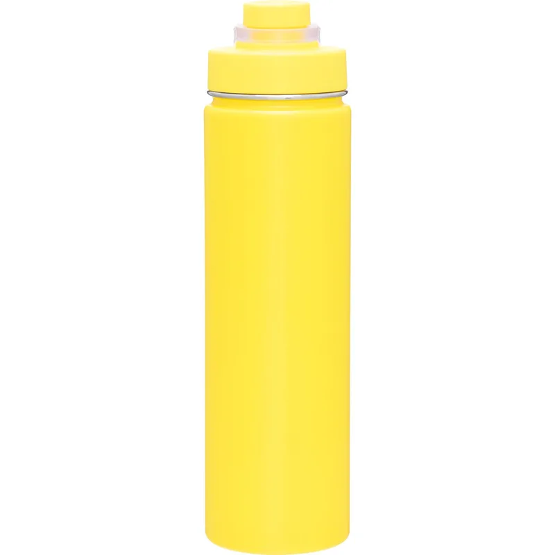 24 oz h2go Conquer Water Bottle (Matte Lemon) view 2