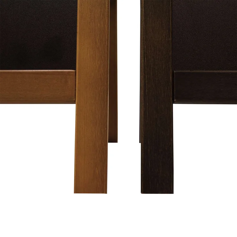 Economy Wood A-Frame Imprinted Chalkboard Kit view 2