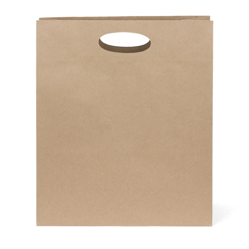 Karen - Eco Die Cut Shoppers - Flexo Ink Print (12" x 5" x 14") view 2