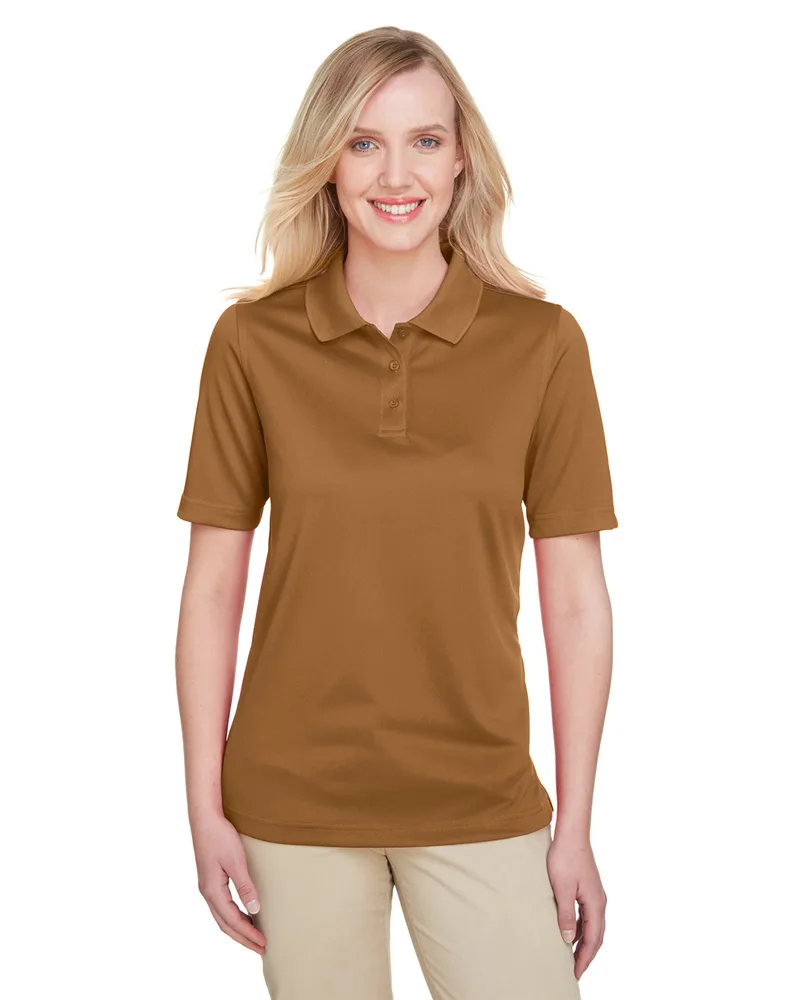 Harriton Women's Advantage Snag Protection Plus Short Sleeve Polo Shirt view 5