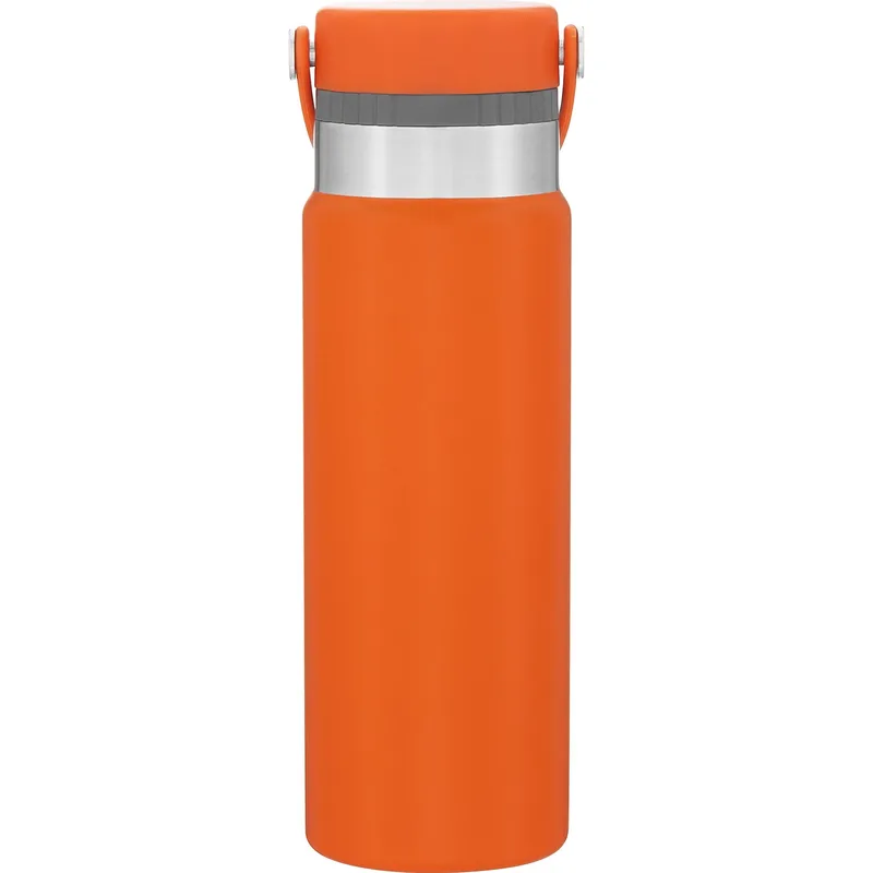 25 oz h2go Realm Water Bottle (Matte Orange) view 2