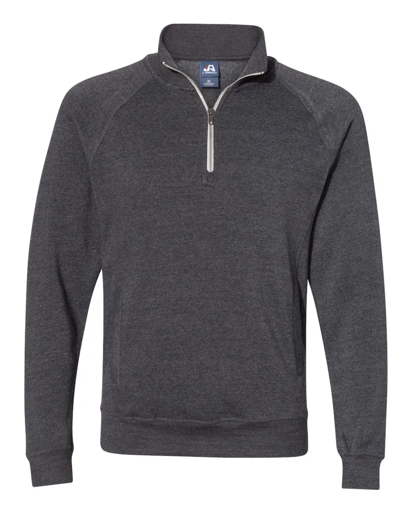 J. America® Men's Triblend Quarter-Zip Sweatshirt