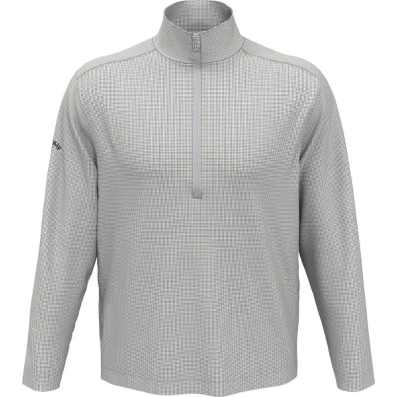 Callaway® Men's Houndstooth 1/4-Zip Golf Pullover view 4