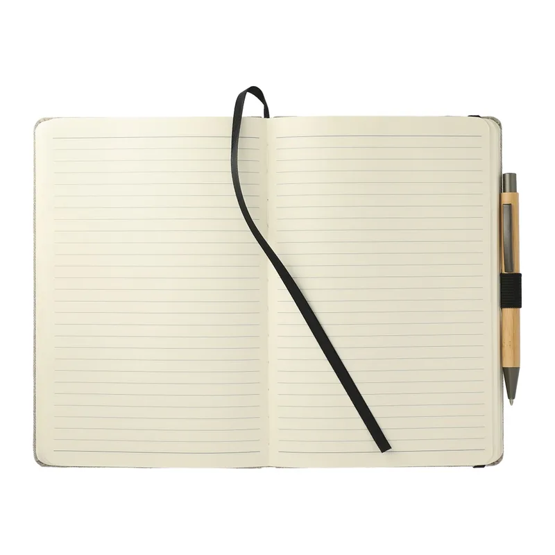 Natural Beige Lined Pages View