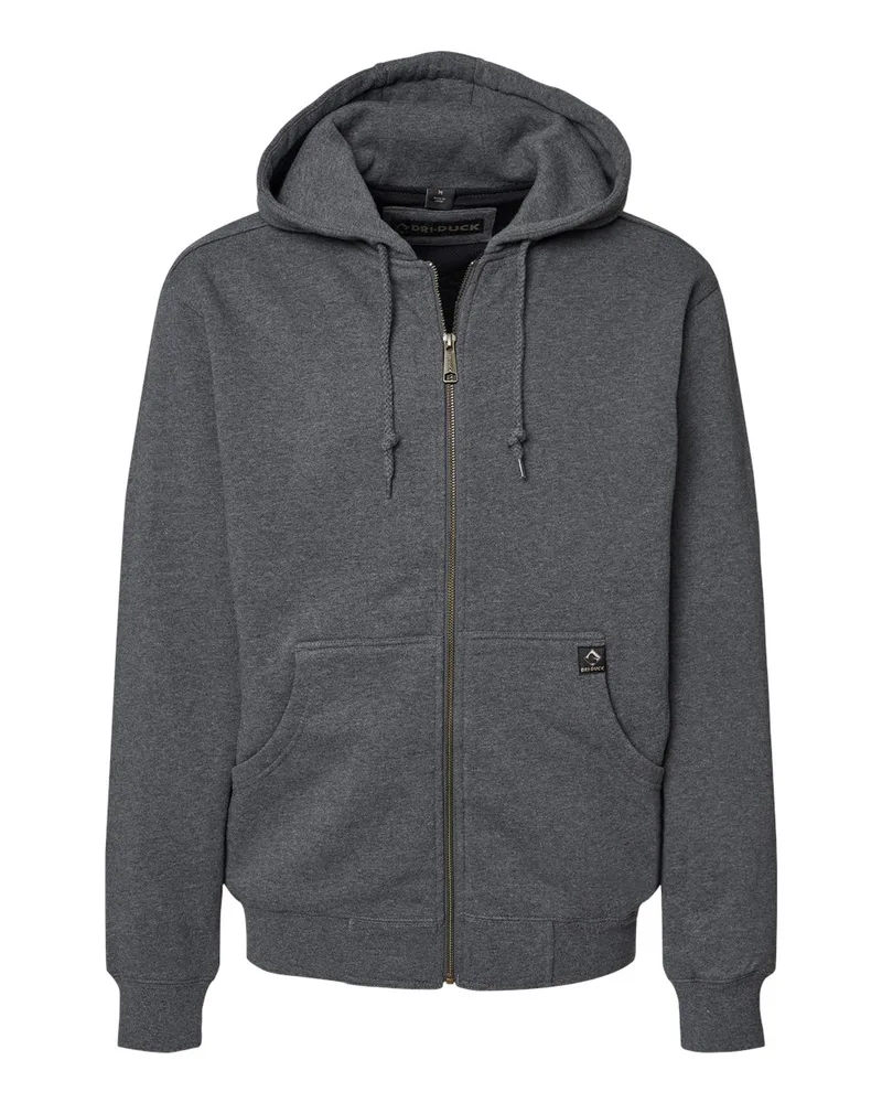 DRI DUCK® Men's Crossfire Heavyweight Power Fleece Hooded Jacket w/Thermal Lining view 3
