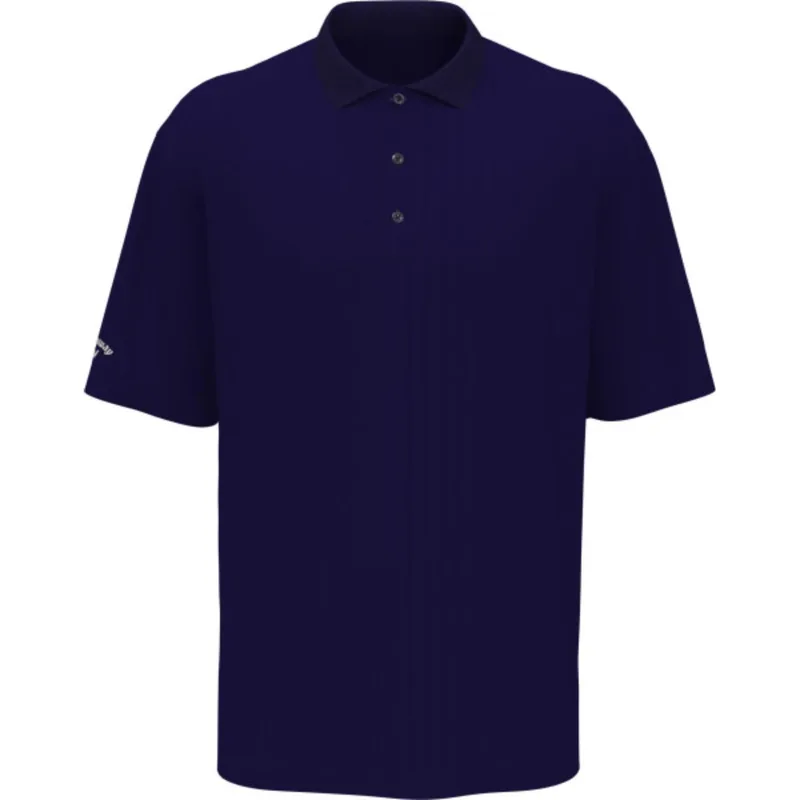 Callaway® Moisture Wicking UPF 50+ Solid Stretch Men's Polo Shirt with Custom Logo view 2