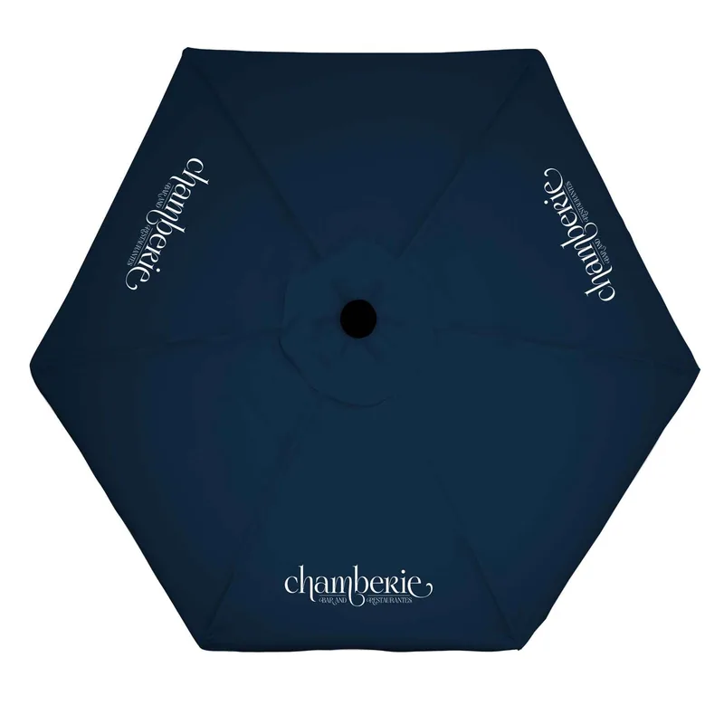 7' Steel Market Umbrella Kit With Valance (3 Imprints) view 3