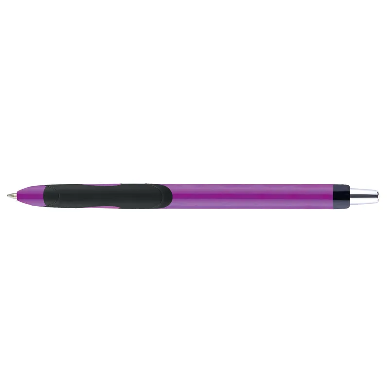 Purple/Black/Silver Blank Back View