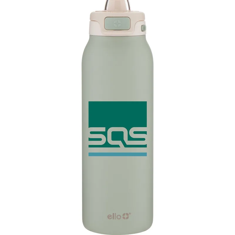 32 oz Ello Pop & Fill Water Water Bottle (Pistachio)