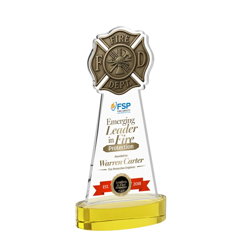VividPrint™, Alberton base, Gold, 4" x 8" x 2.5"
