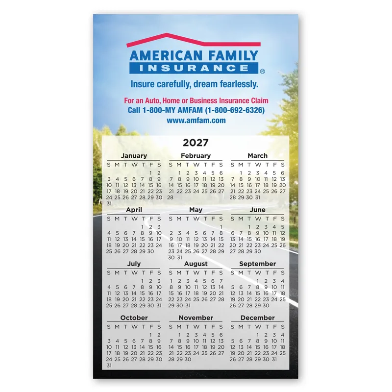 Calendar Large Magnet 3-29/32 x 6-15/16 view 2