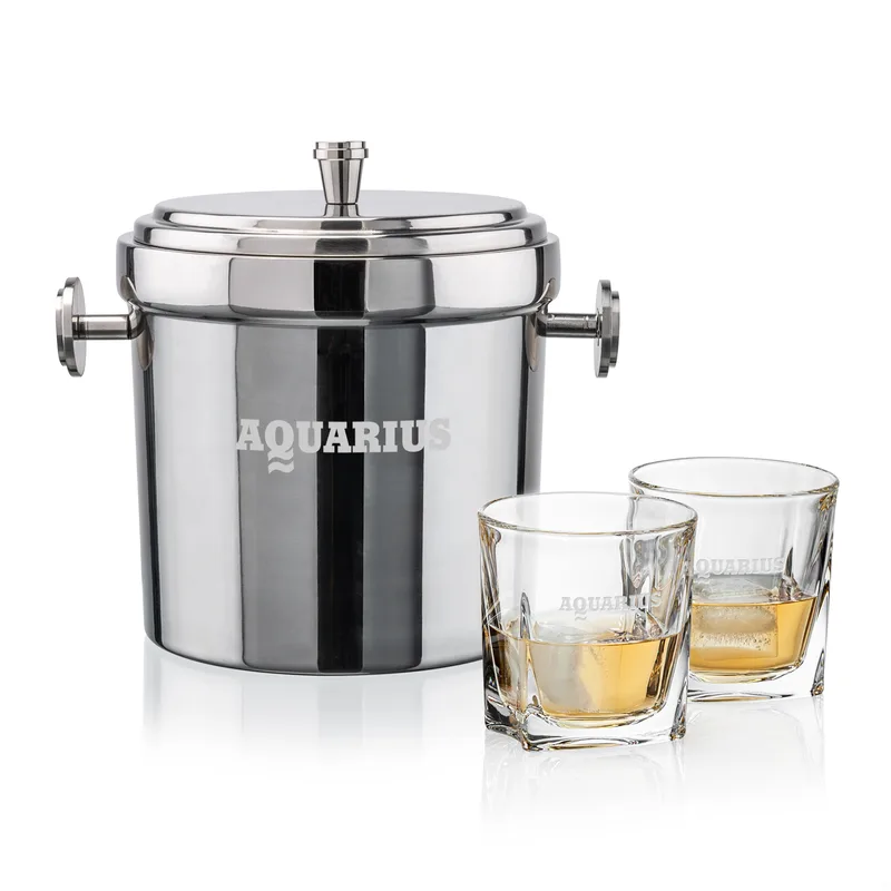 Milano Bucket Set, Laser Engraving, Set of 3