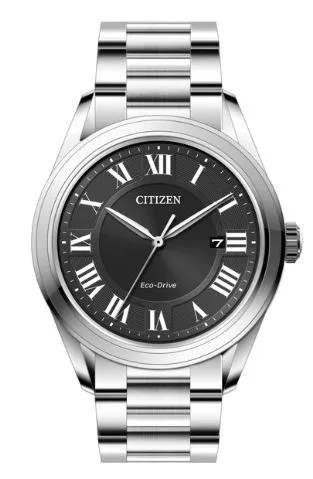 Citizen® Men's Arezzo Eco-Drive® Stainless Steel Bracelet Watch