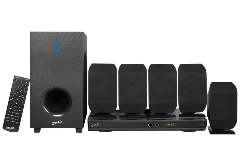 Supersonic® 5.1 Channel DVD Home Theater System w/Karaoke