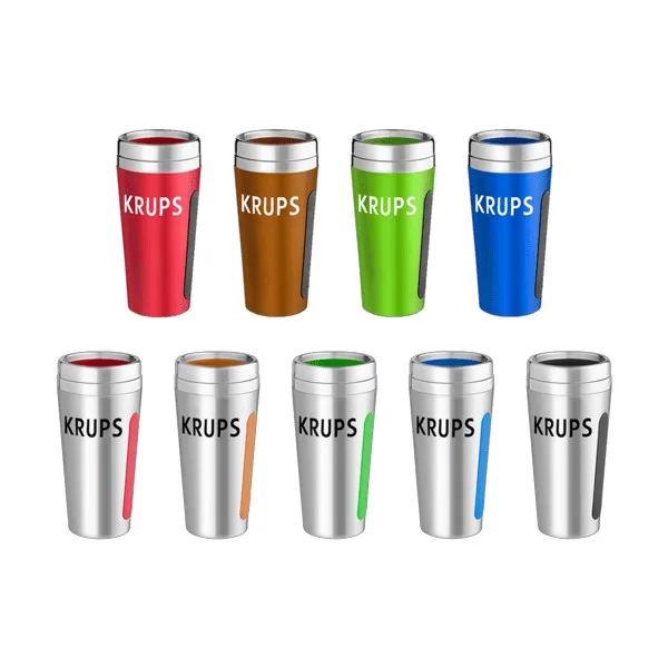 Dual-Grip Travel Tumbler - 15 Oz.