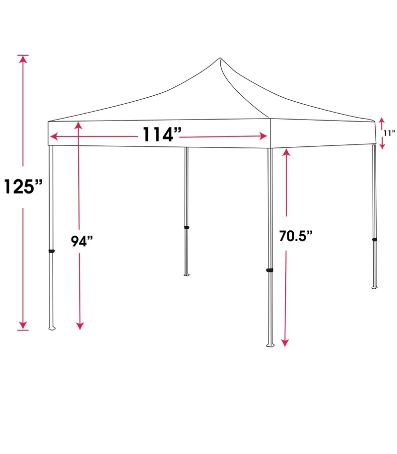 10' Pop Up Tent view 3