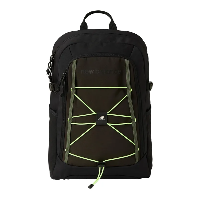 New Balance Green Terrain Bungee Backpack Size 18.3 X 13.