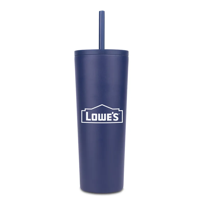 27 Oz. Natick Double Wall SS Mug w/Straw view 4