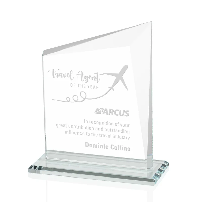 Deep Etch, Clear, 6" x 7.375" x 3"