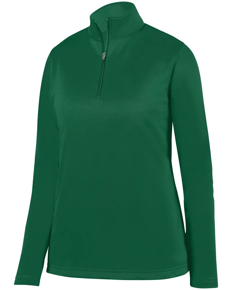 Augusta Ladies' Wicking Fleece Quarter-Zip Pullover view 4