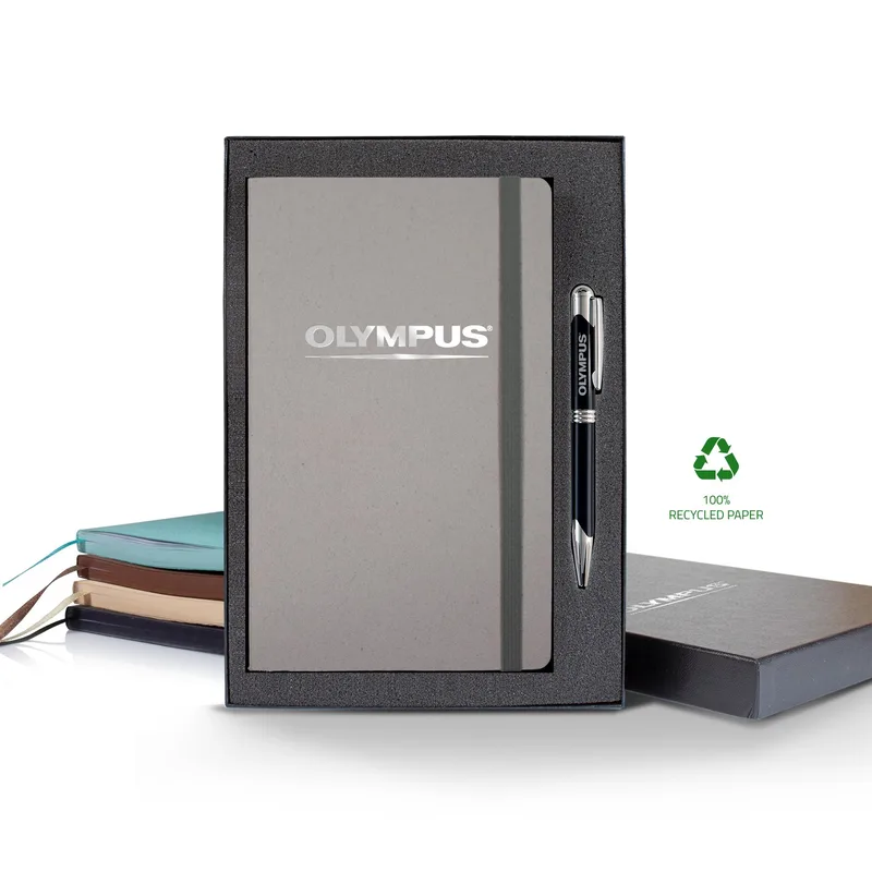 Castelli Carapace Medio Lined Recycled White Page Journal Gift Set