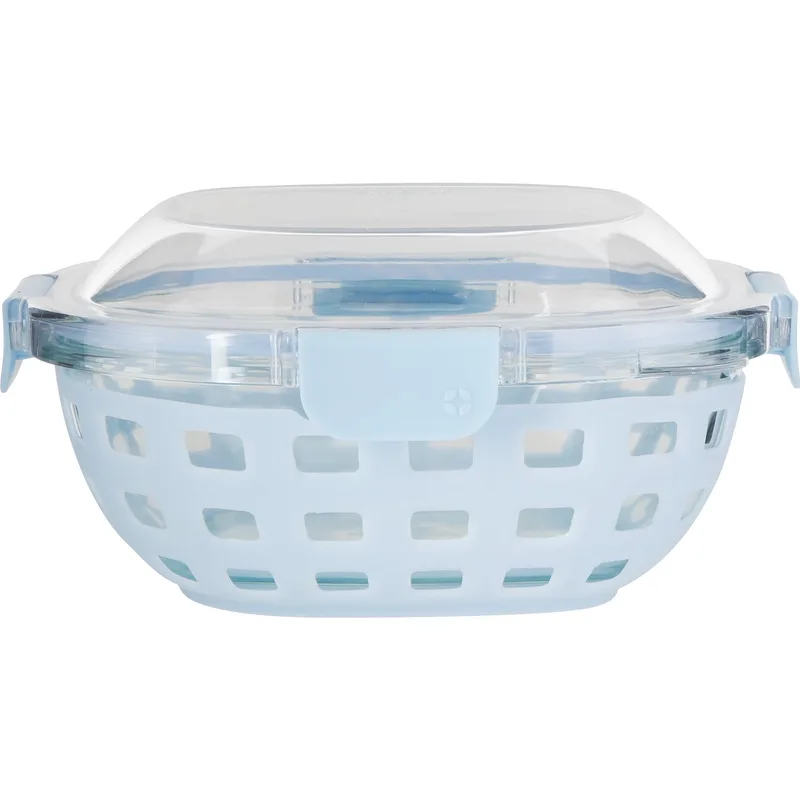 5 cup Ello Duraglass Lunch Bowl (Halogen Blue) view 2