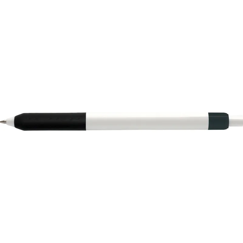 White/Black Blank Back View