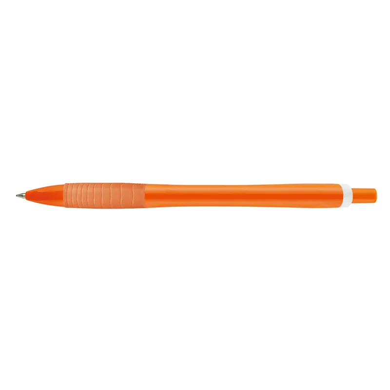 Orange/White Blank Back View