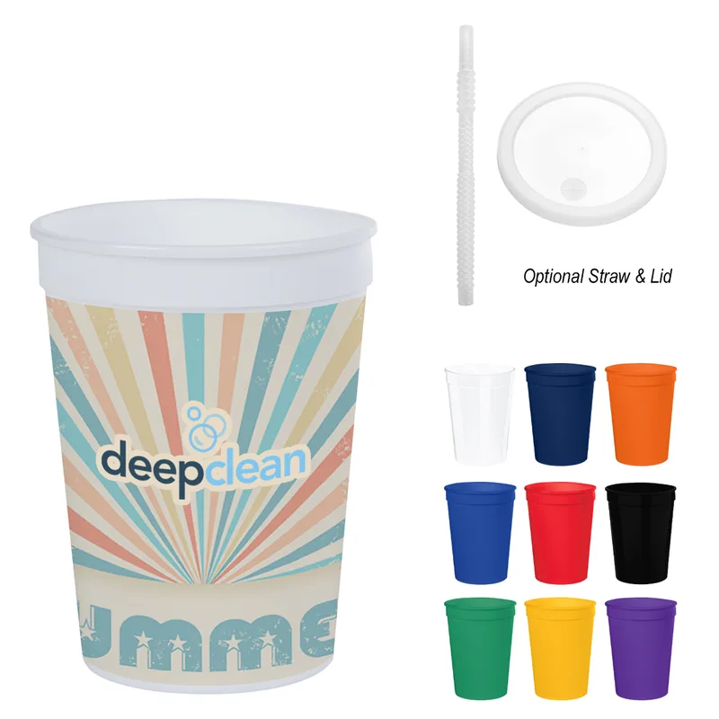 12 Oz. Full Color Big Game Stadium Cup