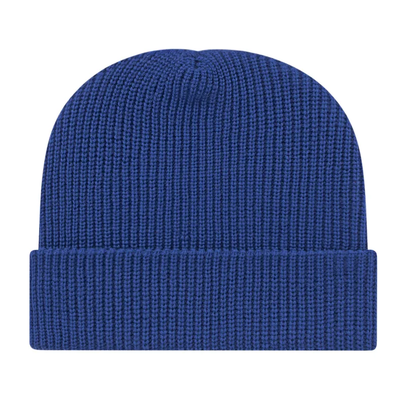Ribbed Knit Cap with Cuff view 2