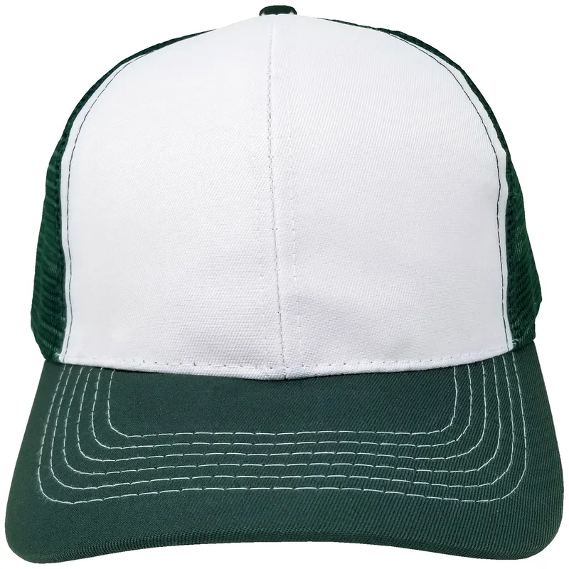 White/Forest Green
